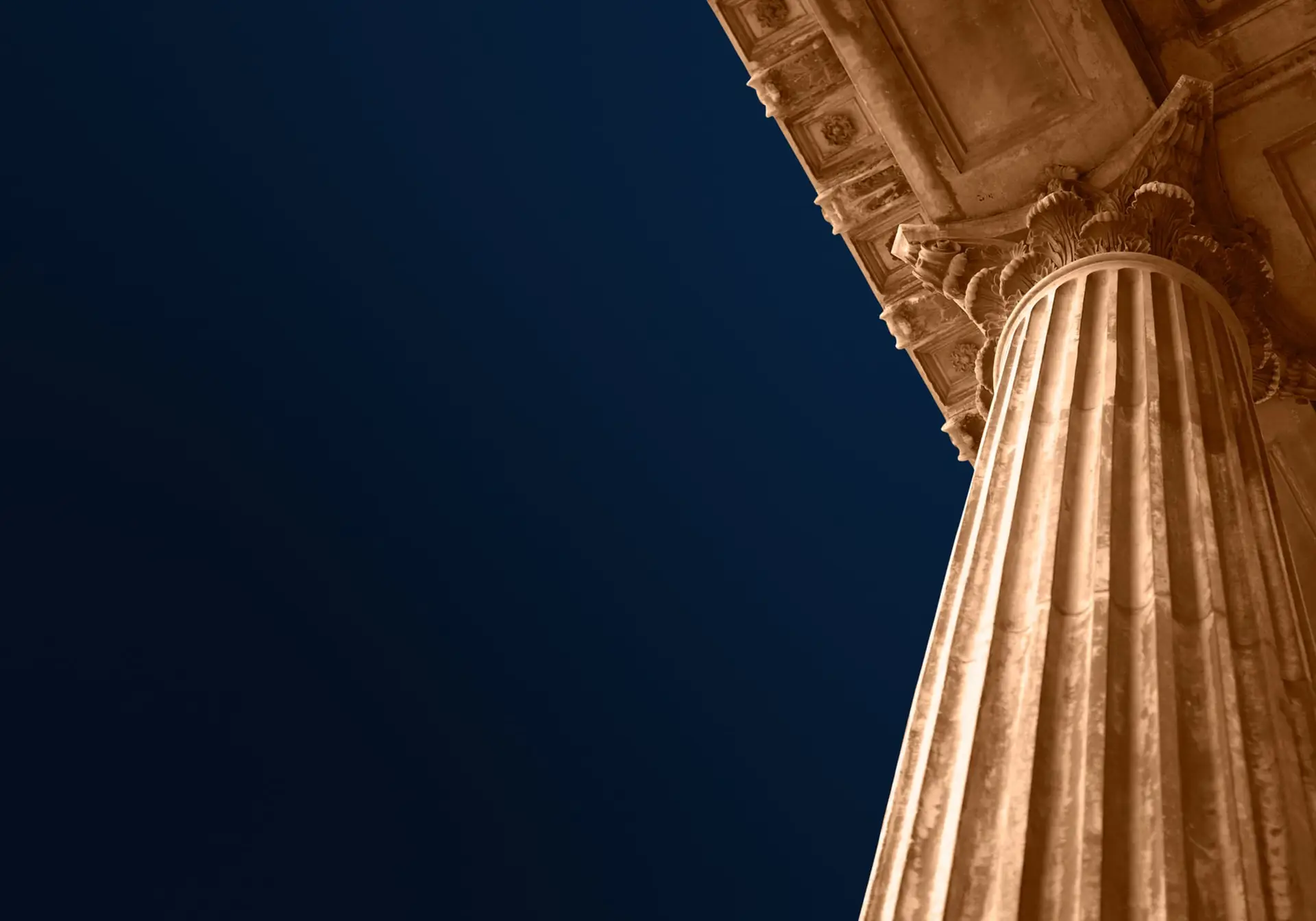 Pillars of a courthouse